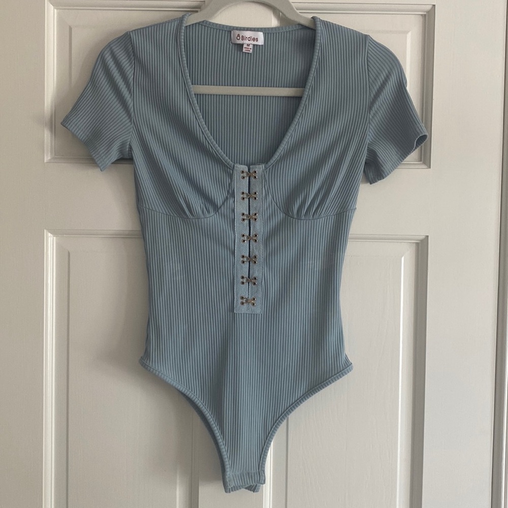 8 birdies light blue bodysuit size M (bought from Verge Girl)